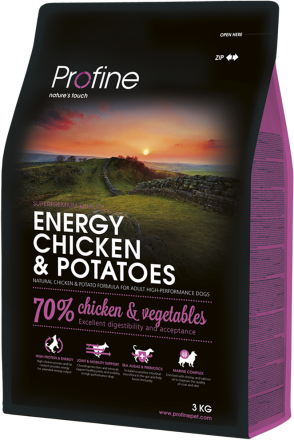 Корм для собак Profine Dog Energy Chicken & Potatoes 3 кг