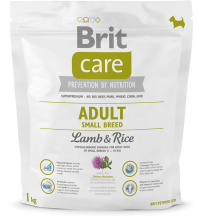Корм для собак Brit Care Adult Small Breed Lamb and Rice, 1 кг