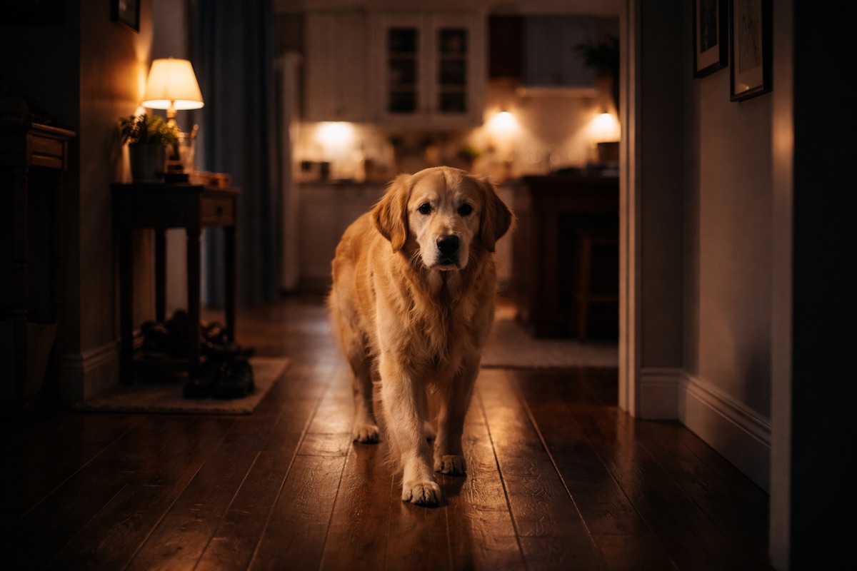 Собака ходит по дому ночью и не может уснуть