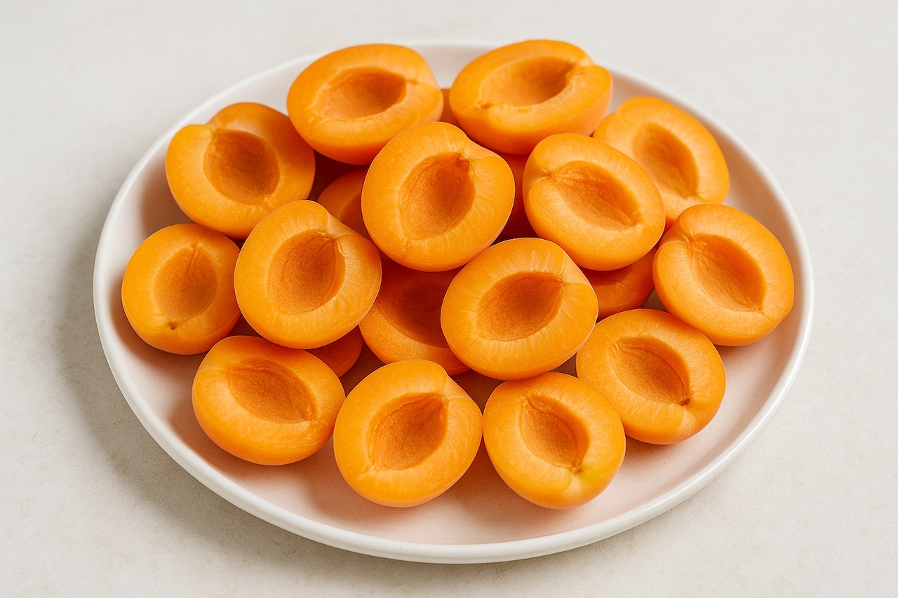 Абрикосы на тарелке
