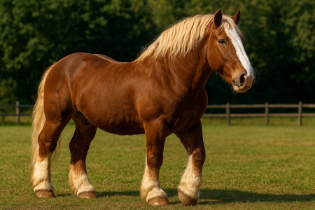 Бретонская лошадь Breton horse