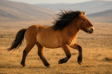 Монгольская лошадь Mongolian horse