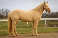 Американская кудрявая лошадь American Bashkir Curly Horse