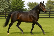 Американская стандартбредная лошадь American trotter