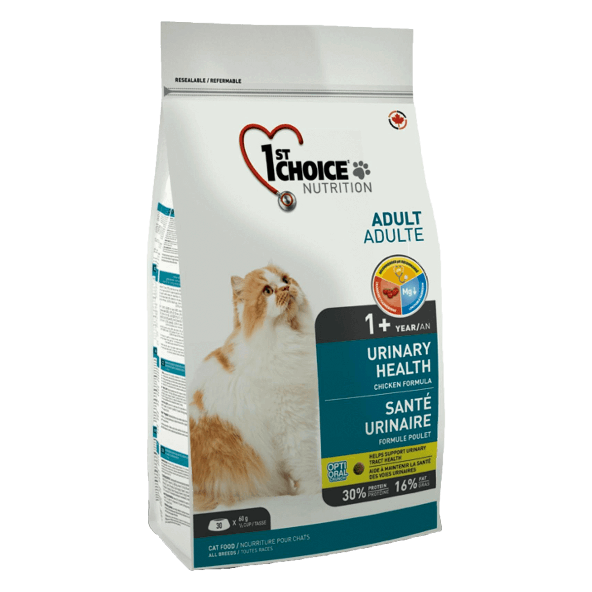 1st Choice Cat Adult Urinary, 1,8 кг - корм для профилактики заболеваний мочевыводящих путей