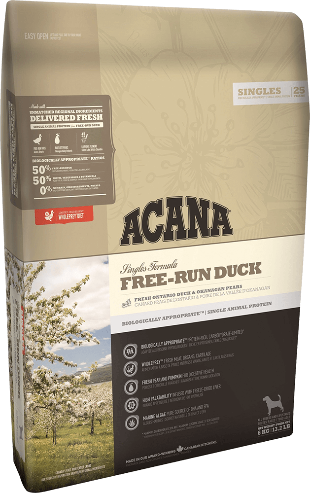 Корм для собак Acana Free-Run Duck 31/15, 11,4 кг