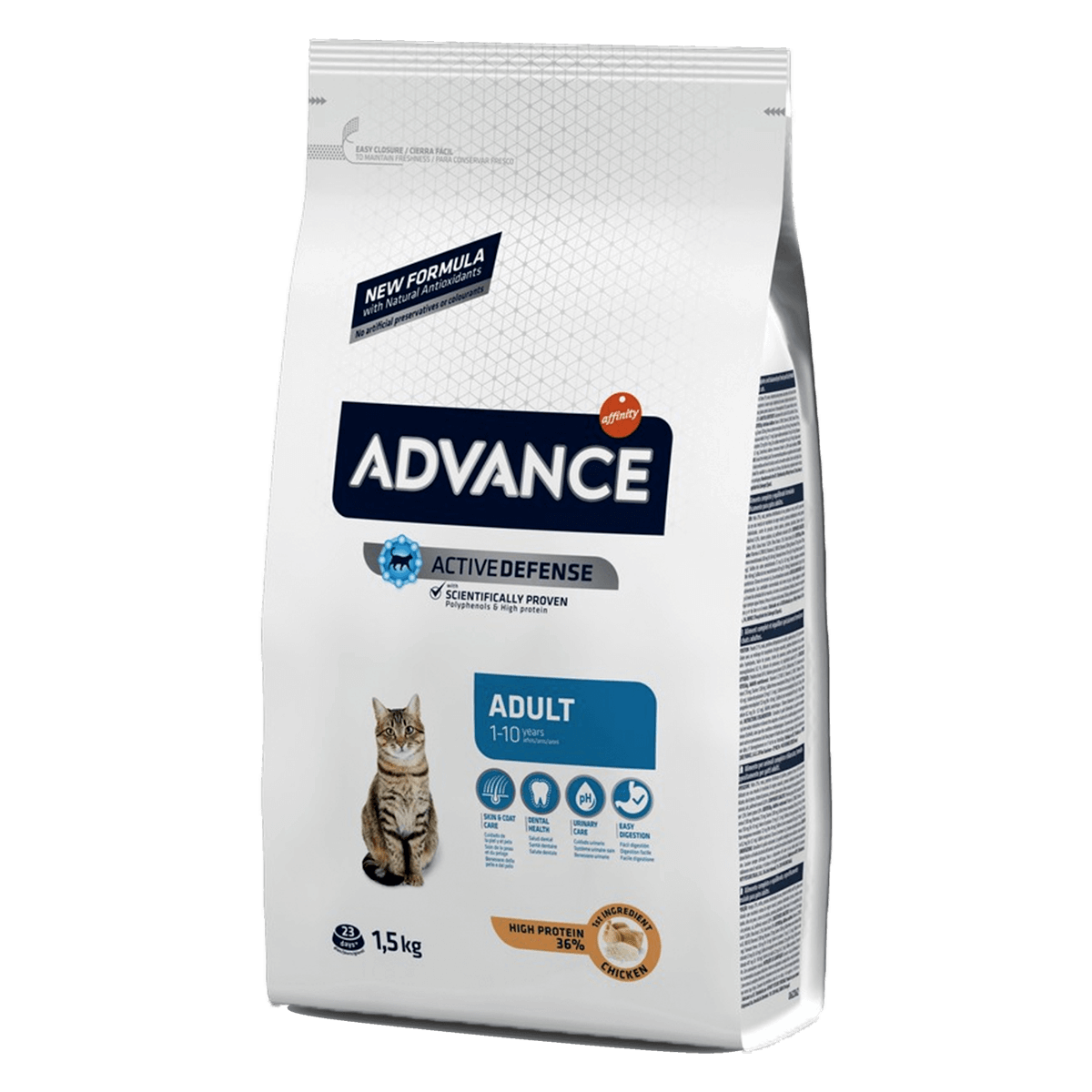 Advance Cat Adult Chicken & Rice, 15 кг - корм Эдванс для кошек в возрасте от 1 года до 10 лет