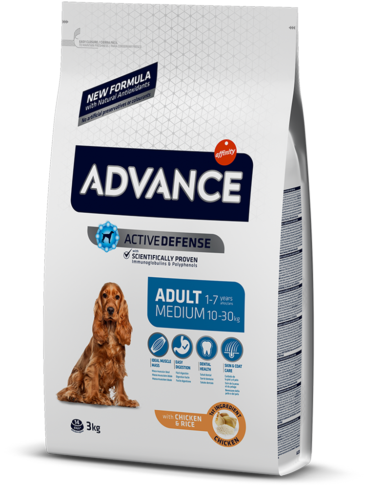 Корм для собак Advance Dog Medium Adult 3 кг