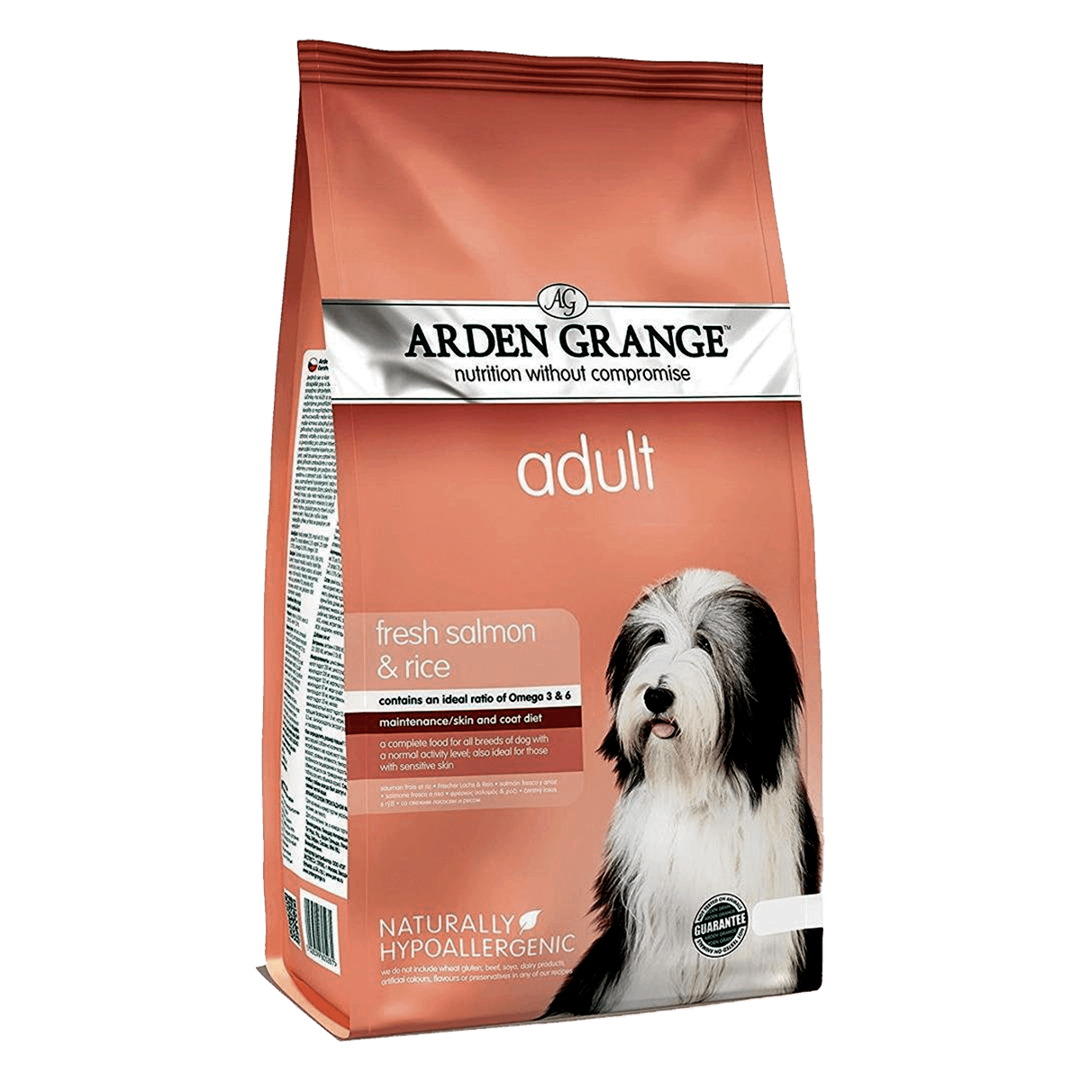 Arden Grange Adult Dog Salmon & Rice 12 кг - корм Арден Гранж для привередливых собак