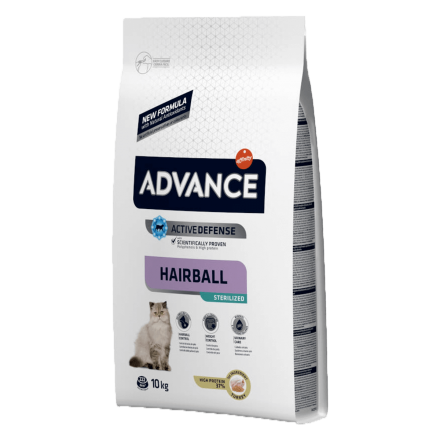 Advance Cat Sterilized Hairball Turkey & Barley, 1,5 кг - корм Эдванс для стерилизованных домашних кошек