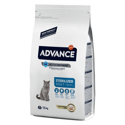 Advance Cat Sterilized Turkey & Barley, 400 г - корм Эдванс для стерилизованных домашних кошек