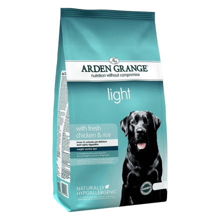 Arden Grange Adult Dog Light 2 кг - низкокалорийный корм Арден Гранж с курицей и рисом