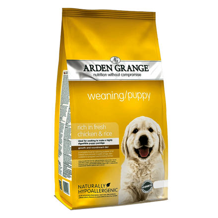 Arden Grange Weaning Puppy 2 кг - корм Арден Гранж для щенков с курицей и рисом