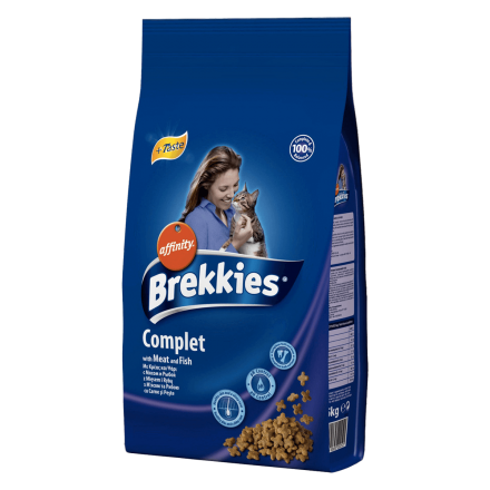 Brekkies Cat Complet, 1,5 кг - корм Брекис для взрослых кошек