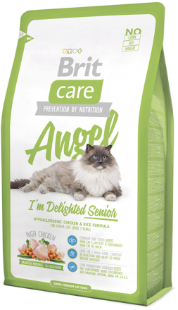 Корм для кошек Brit Care Cat Angel I am Delighted Senior, 2 кг