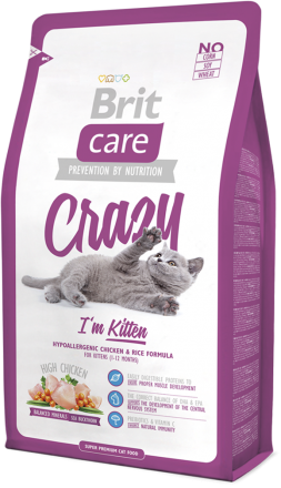 Корм для кошек Brit Care Cat Crazy I am Kitten, 2 кг