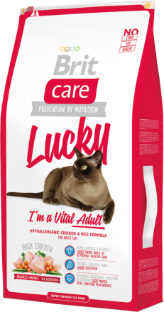 Корм для кошек Brit Care Cat Lucky I am Vital Adult, 7 кг