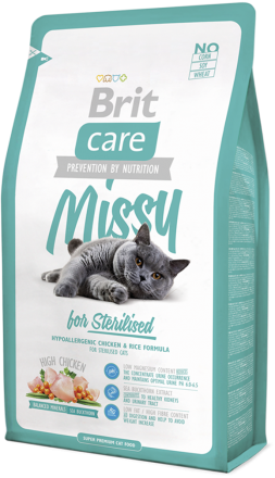 Корм для кошек Brit Care Cat Missy for Sterilised, 2 кг