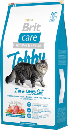 Корм для кошек Brit Care Cat Tobby I'm a Large Cat, 7 кг