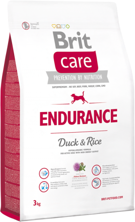 Корм для собак Brit Care Endurance Duck & Rice, 3 кг