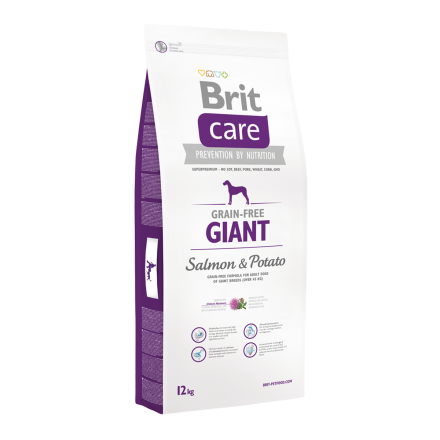 Корм для собак Brit Care Grain-free Giant Salmon & Potato, 12 кг