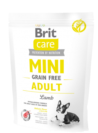 Корм для собак Brit Care Mini Grain Free Adult Lamb, 400 г