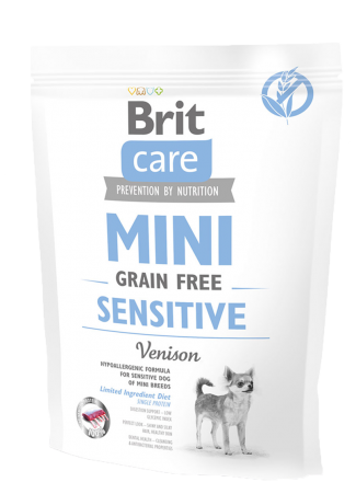 Корм для собак Brit Care Mini Grain Free Sensitive, 400 г