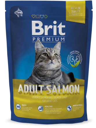 Корм для котов Brit Premium Cat Adult Salmon 1,5 кг
