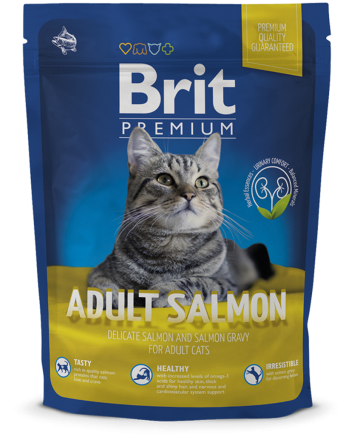Корм для котов Brit Premium Cat Adult Salmon 300 г