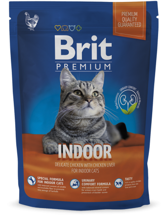 Корм для котов Brit Premium Cat Indoor 1,5 кг
