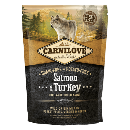 Carnilove Dog Adult Large Breed Salmon & Turkey 1,5 кг - корм Карнилав для взрослых собак крупных пород