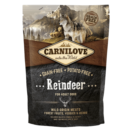 Carnilove Dog Adult Reindeer 1,5 кг - корм Карнилав для взрослых собак всех пород