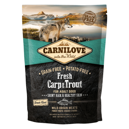 Carnilove Dog Fresh Adult Carp & Trout 1,5 кг - корм Карнилав для взрослых собак с чувствительным пищеварением