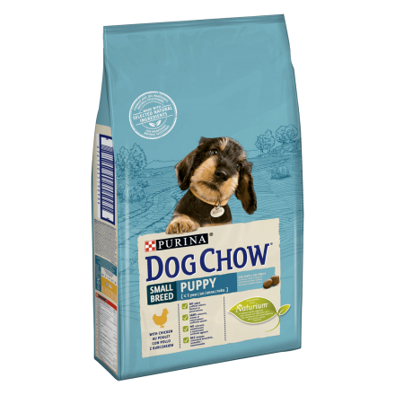 Dog Chow Puppy Small Breed 2,5 кг - корм Дог Чау с курицей для щенков