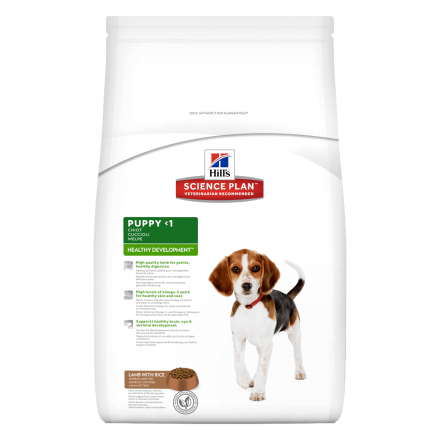 Hill's SP Healthy Development Puppy Medium Breed Lamb & Rice, 12 кг - корм Хилс для щенков средних пород