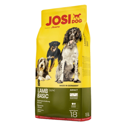 Josera JosiDog Lamb Basic 22/14, 18 кг - корм Йозера для собак всех пород