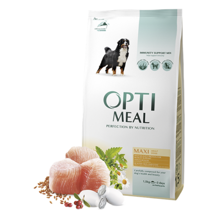 Корм для собак Optimeal Dog Adult Maxi, 4 кг