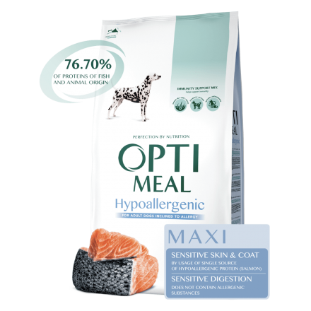 Корм для собак Optimeal Dog Adult Maxi Hypoallergenic, 12 кг