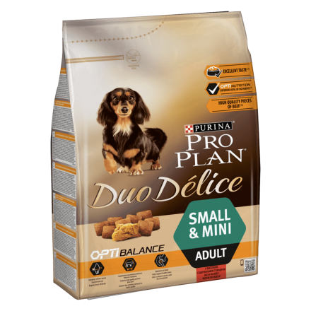 Purina Pro Plan Duo Delice Adult Small and Mini 2,5 кг - корм Пурина для собак мелких пород