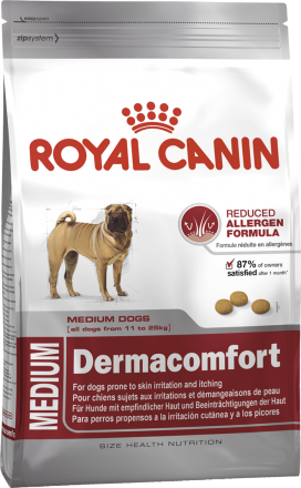 Корм для собак Royal Canin Medium Dermacomfort 10 кг