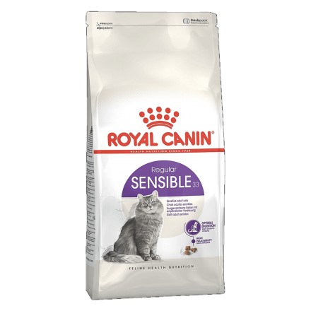Royal Canin Sensible 33, 4 кг - корм Роял Канин для кошек с чувствительным желудком
