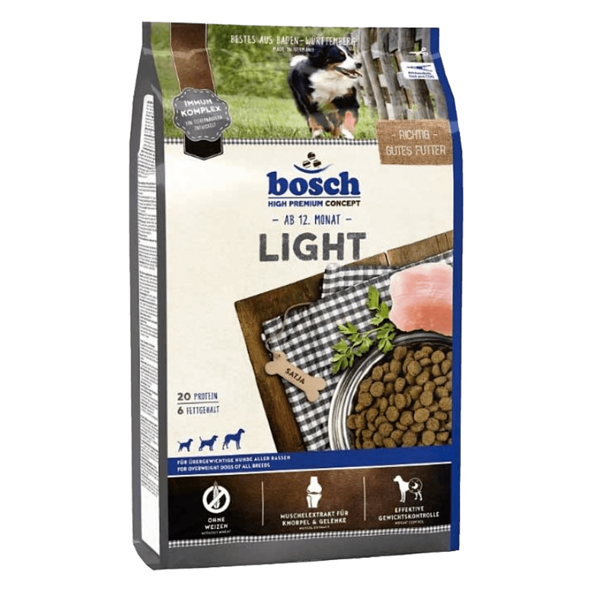 Bosch Adult Light 12,5 кг - корм Бош Лайт для собак с избыточным весом