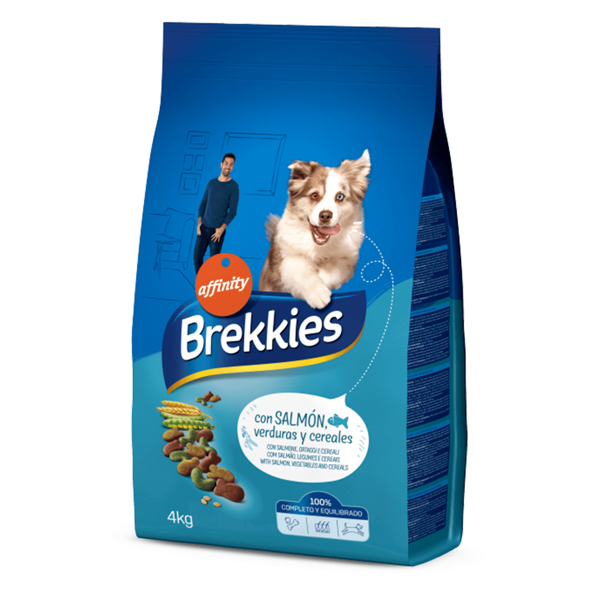  Корм для собак Brekkies Excel Dog Salmon & Vegetables 4 кг