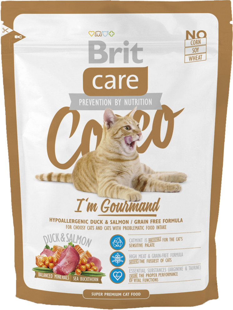 Корм для кошек Brit Care Cat Cocco I am Gourmand, 400 г