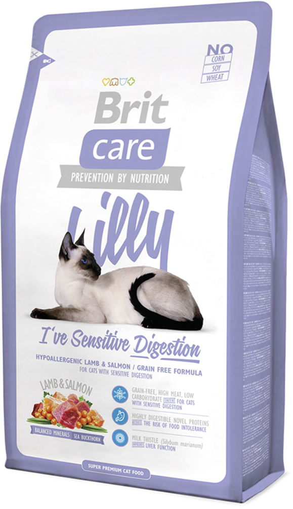 Корм для кошек Brit Care Cat Lilly I have Sensitive Digestion, 2 кг