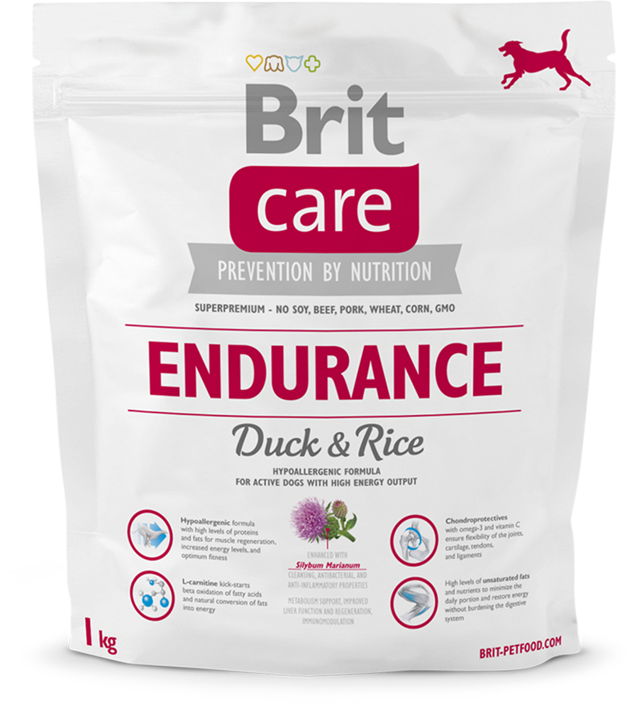 Корм для собак Brit Care Endurance Duck & Rice, 1 кг