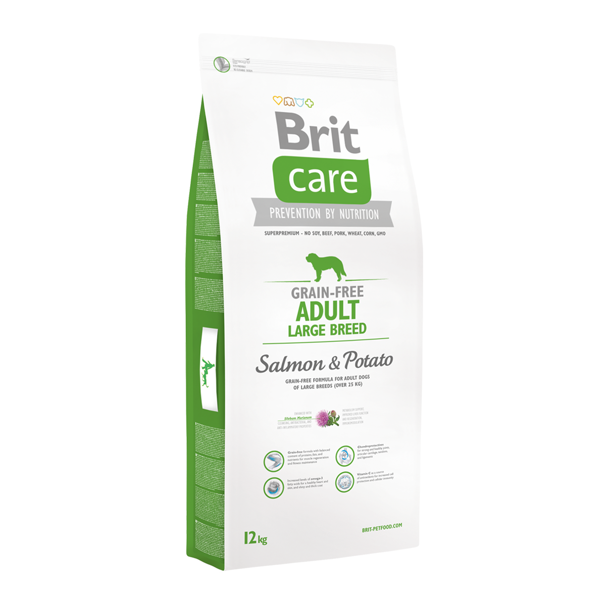 Корм для собак Brit Care Grain-free Adult Large Breed Salmon & Potato, 12 кг