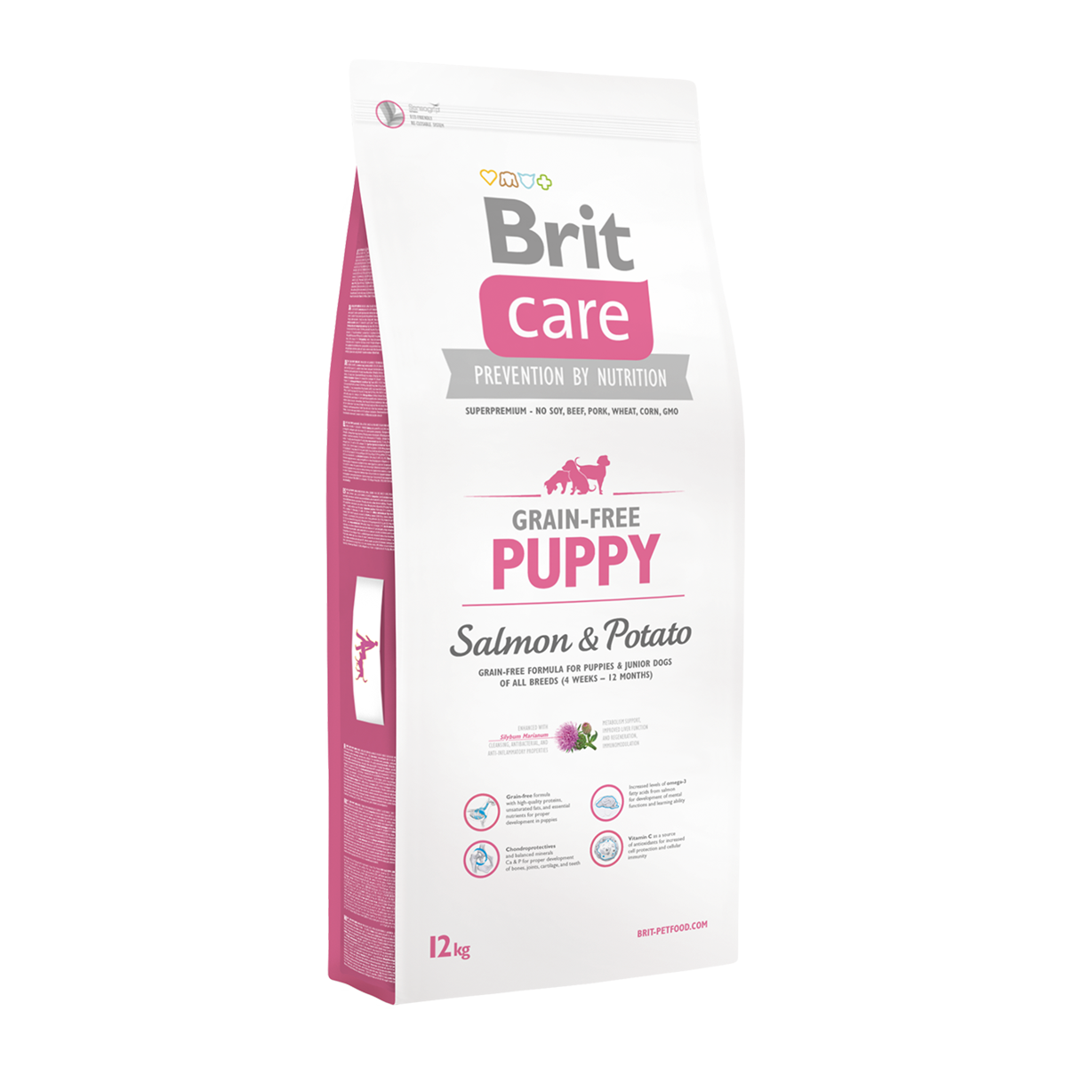 Корм для собак Brit Care Grain-free Puppy Salmon & Potato, 12 кг