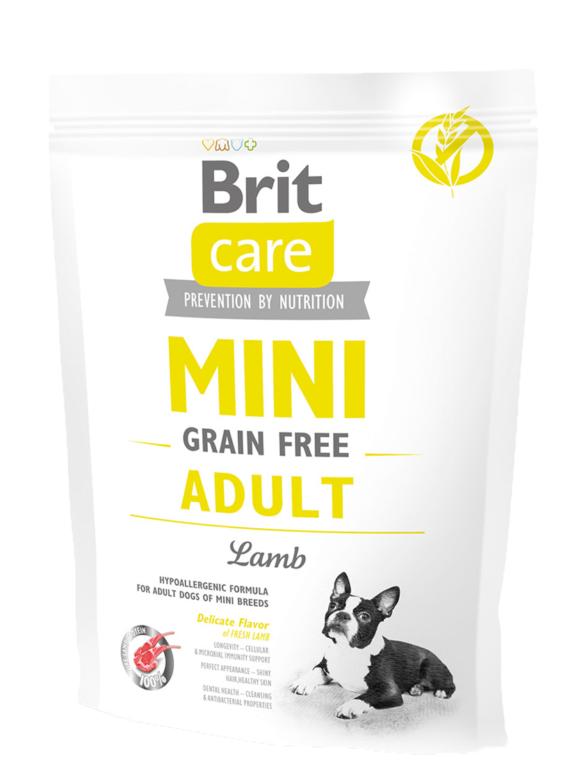 Корм для собак Brit Care Mini Grain Free Adult Lamb, 400 г