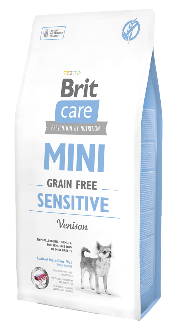 Корм для собак Brit Care Mini Grain Free Sensitive, 7 кг